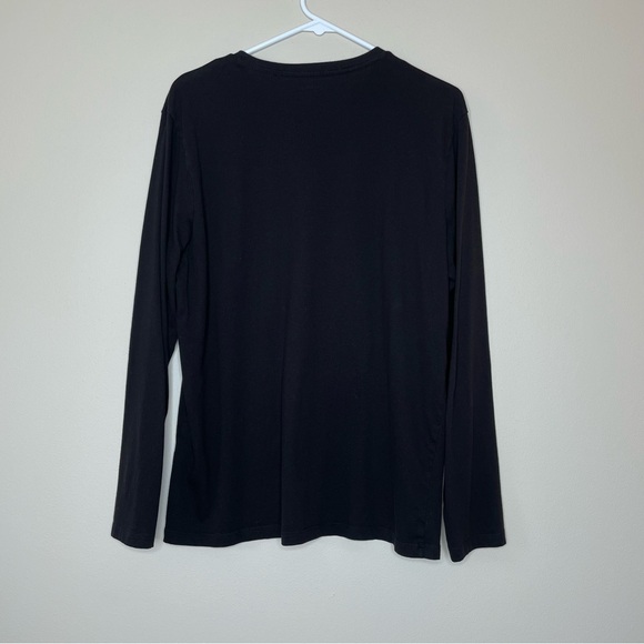 Final Markdown Old Navy Set of 2 Black Henley Tees - Picture 4 of 8